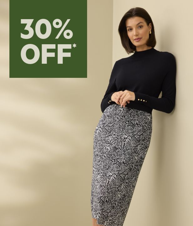 30% Off* Womenswear